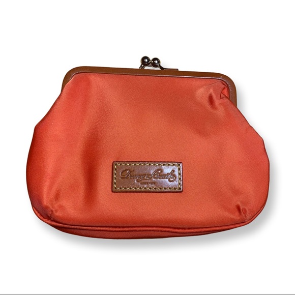 Dooney & Bourke Bags Dooney And Bourke Orange Nylon Large Change